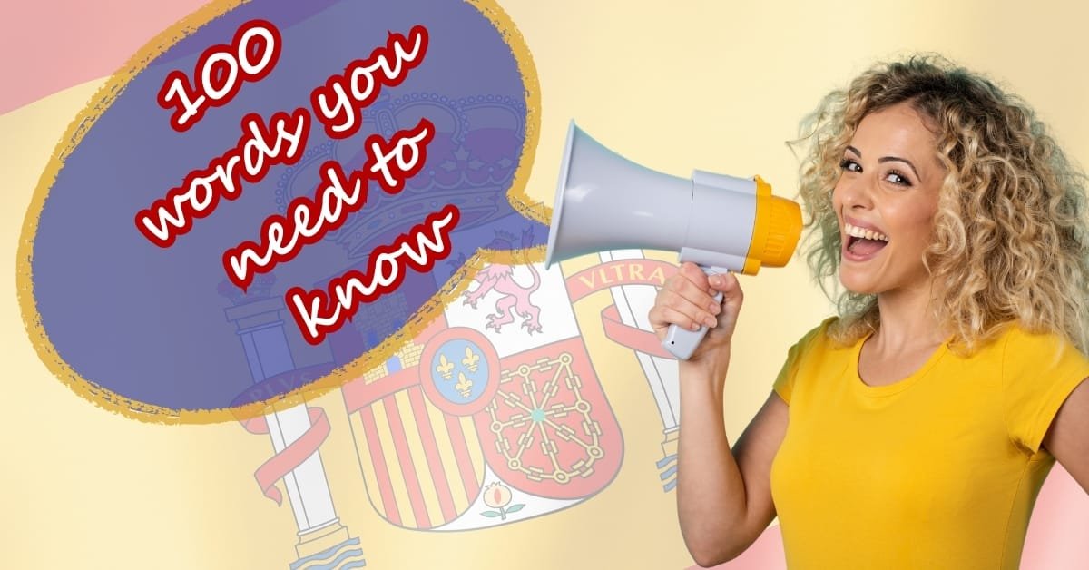 100 Spanish word for beginners