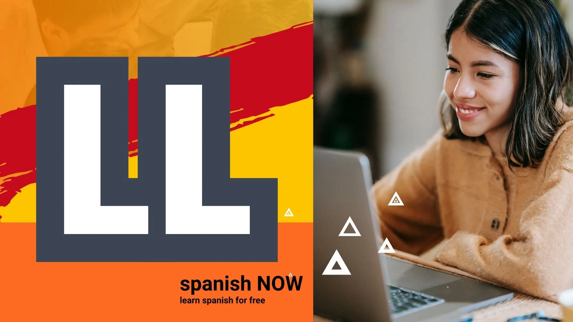 lady studying Spanish Ll pronunciation